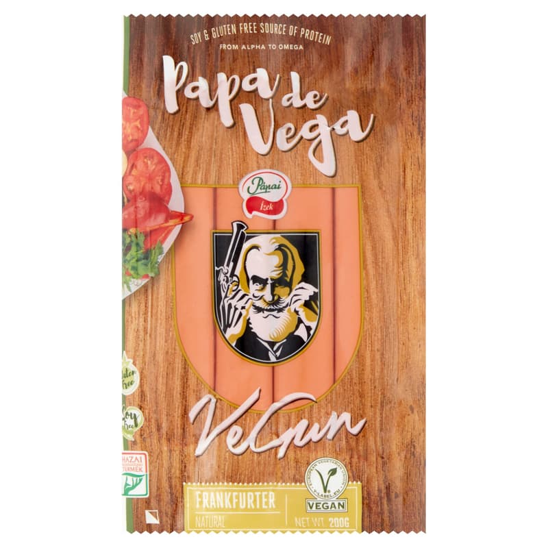 Pápai Ízek Vegan Frankfurter Product