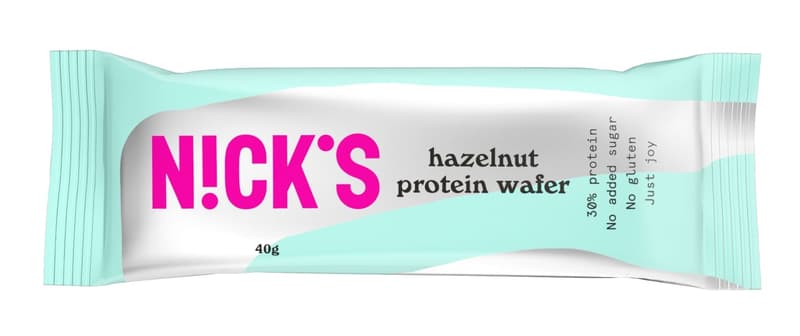 Nick's hazelnut protein wafer bar