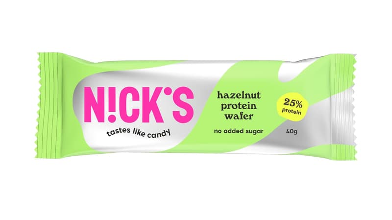 Nick's hazelnut protein wafer bar