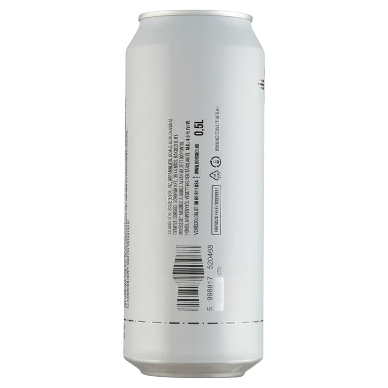 BORSODI Hoppy light beer 4,5%