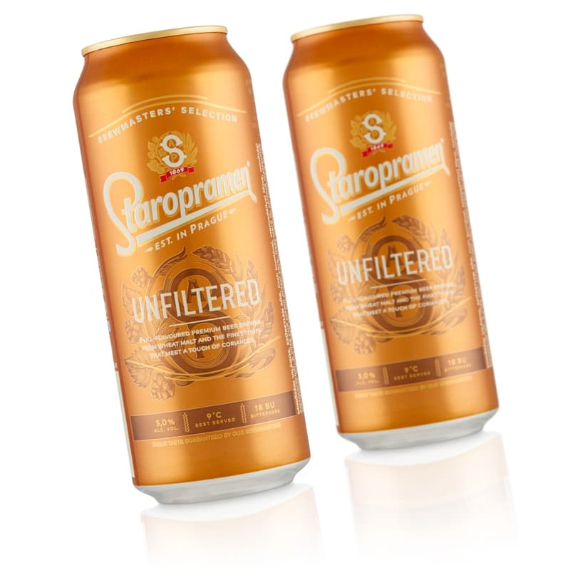 STAROPRAMEN Unfiltered quality light unfiltered beer 5%