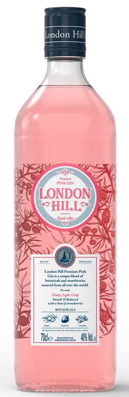 Gin London Hill Pink 40%