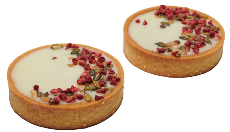 A Kis Pékinas Málnás Fehércsokoládé Tart (2 darab)
