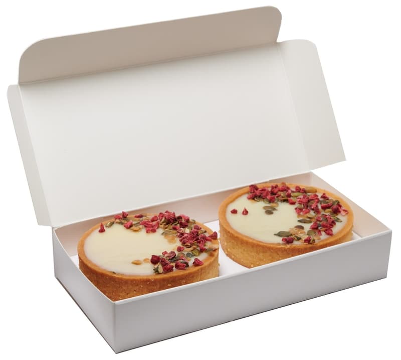 A Kis Pékinas Málnás Fehércsokoládé Tart (2 darab)
