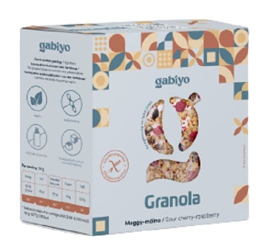Gabiyo Gluténmentes Granola Meggy-málna (Balance)