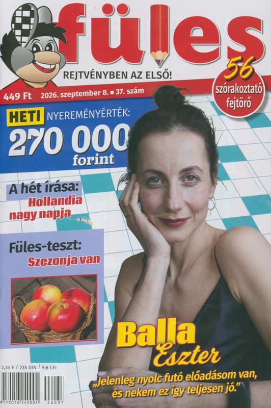 Füles a rejtvénylap