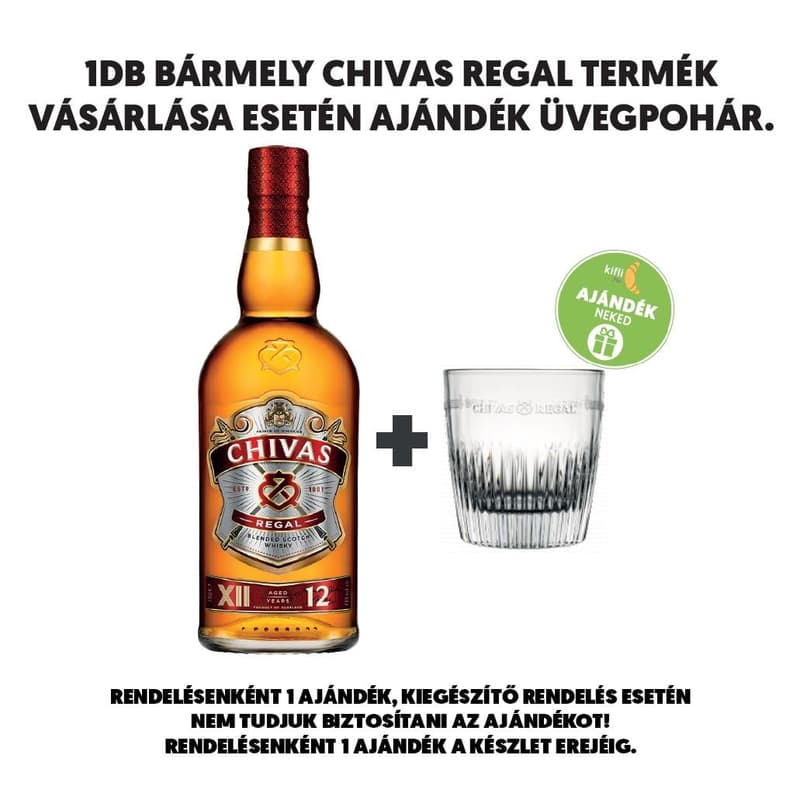 Chivas Regal 12 éves Blended skót whisky 40%