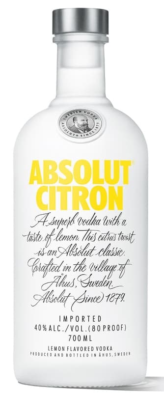 Absolut Citron vodka 40%