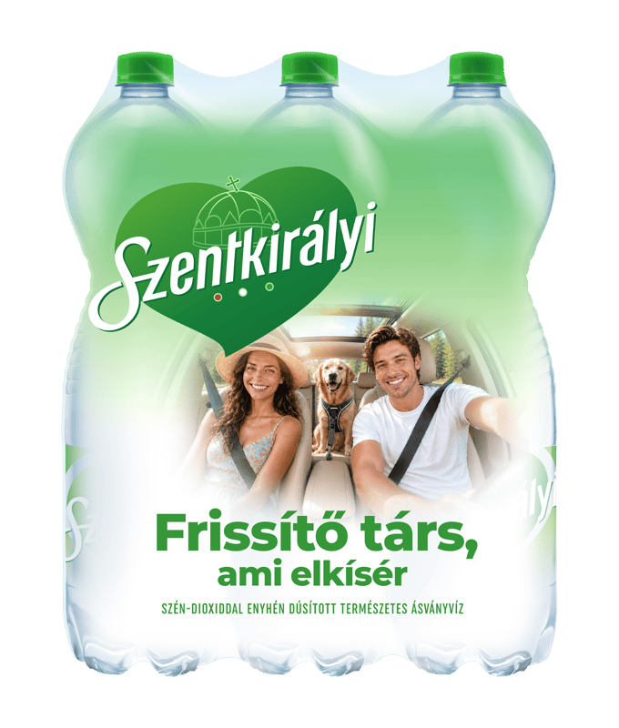 Szentkirályi lightly carbonated natural mineral water multipack (6x1,5l)