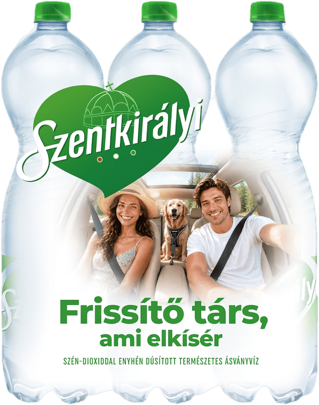 Szentkirályi lightly carbonated natural mineral water multipack (6x1,5l)