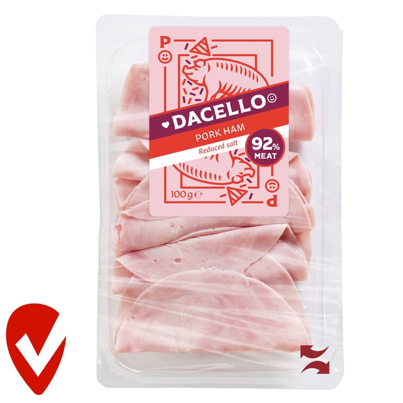 Dacello Reduced Salt Cooked Ham 92%