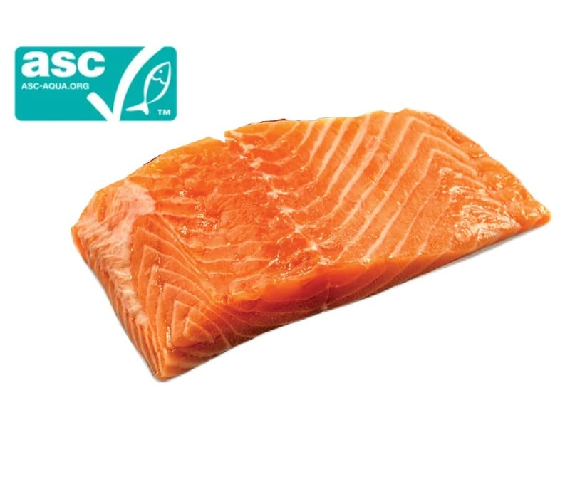 ASC Salmon D trim 2 pcs (400g)