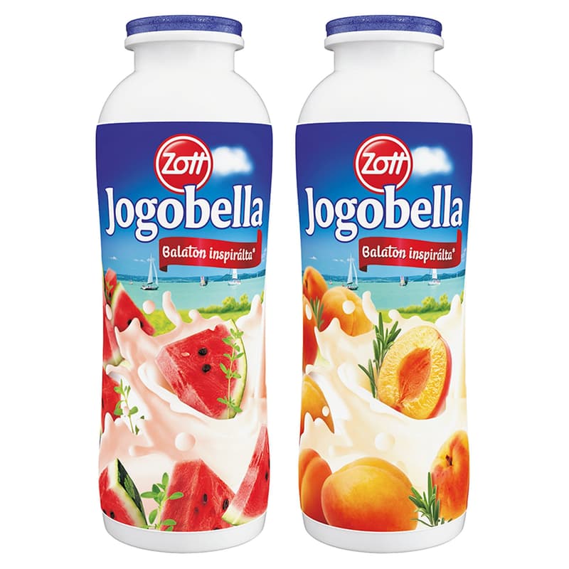 Jogobella Yoghurt Drink Apricot-Rosemary / Watermelon-Thyme