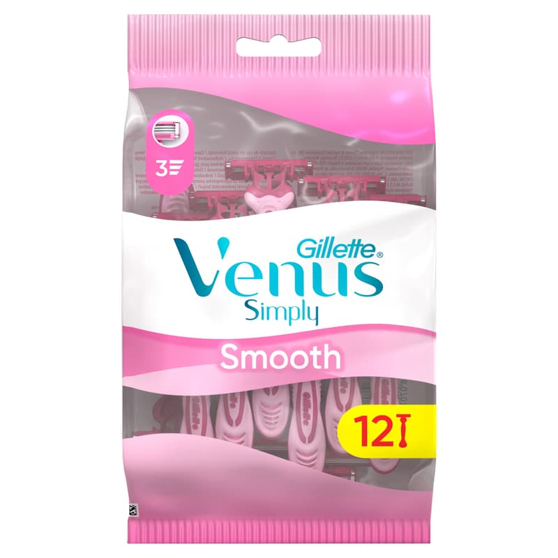 Gillette Simply Venus Eldobható Női Borotva, 12 db