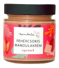 Mendula Fehércsokis mandulakrém eperrel