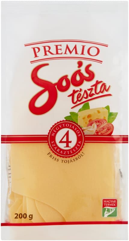 Soós Premio 4 tojásos csusza
