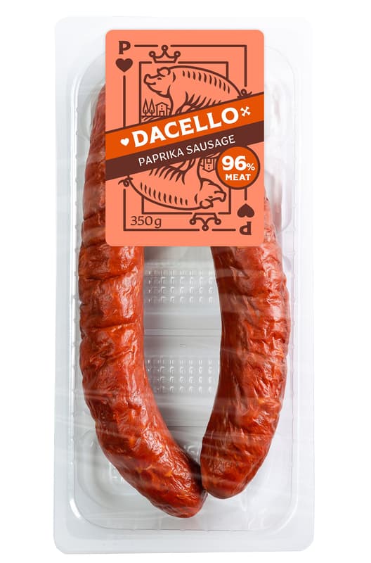 Dacello Főtt, füstölt paprikás kolbász