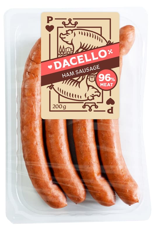 Dacello Ham Sausage 96% on top
