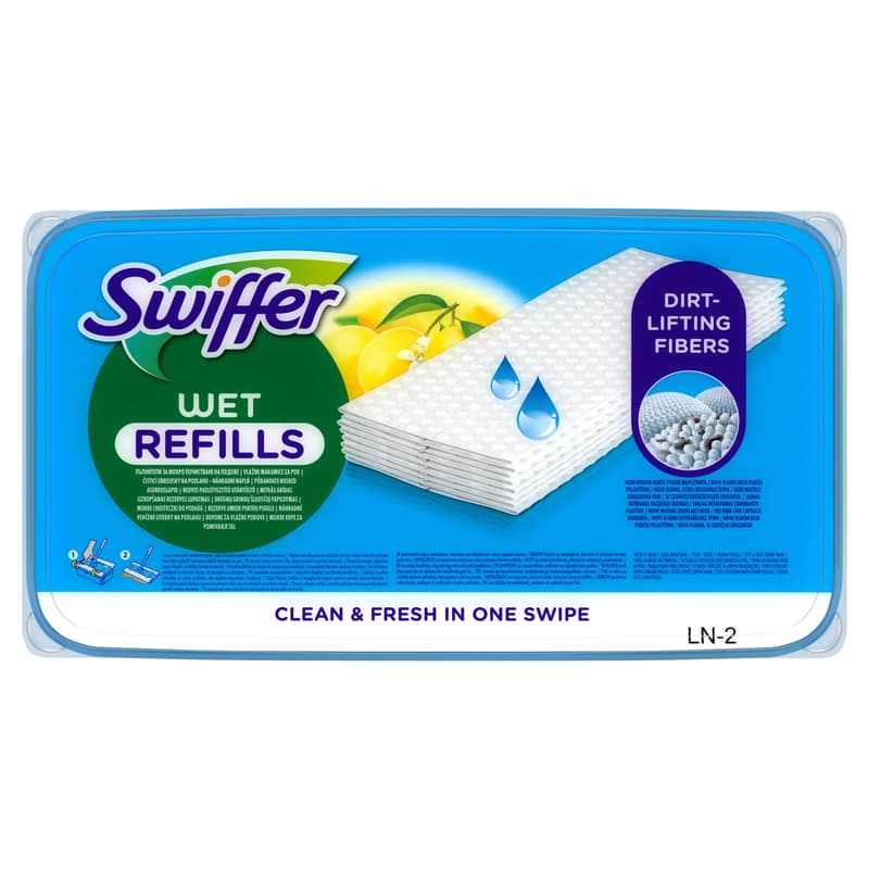Swiffer nedves felmosókendő Citrus Fresh ilattal