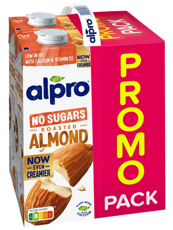 Alpro Sugar-free Almond Drink 4x1L