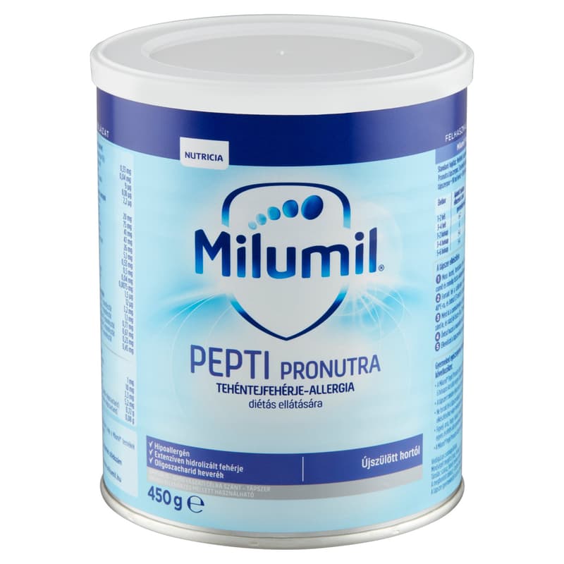 Milumil Pepti Pronutra speciális - gyógyászati célra szánt - tápszer újszülött kortól
