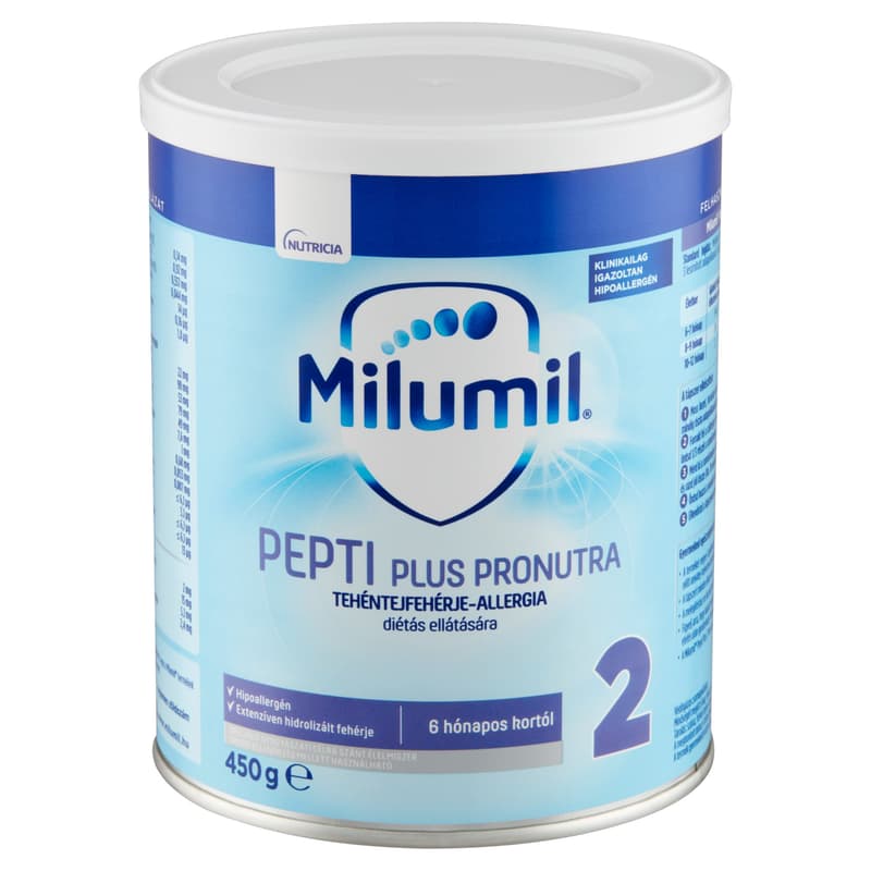Milumil Pepti Plus 2 Pronutra speciális gyógyászati célra szánt élelmiszer 6 hónapos kortól