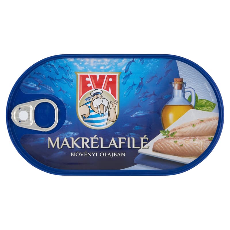 EVA Mackerel fillet in vegetable oil