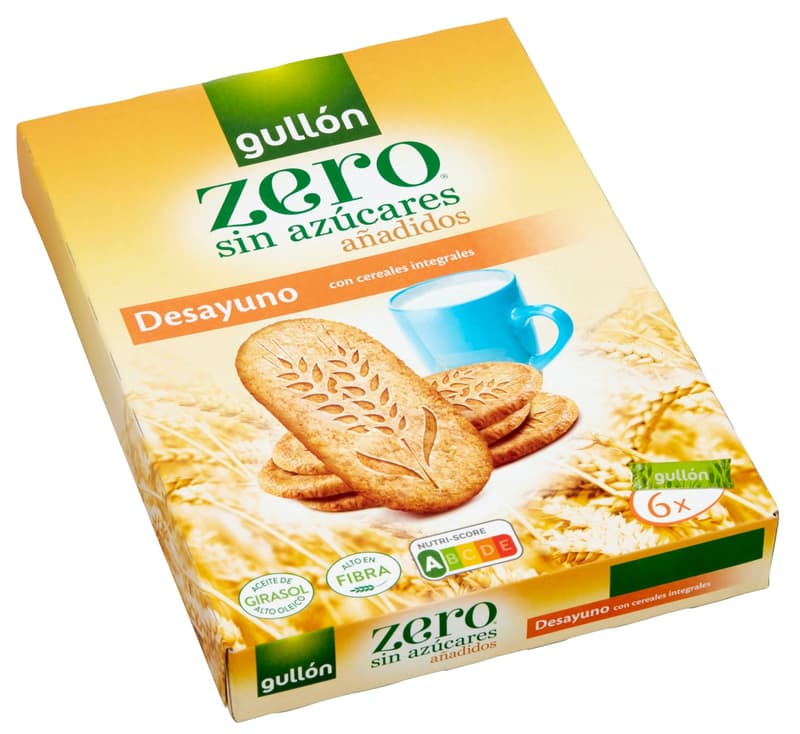Gullon Multi-grain breakfast biscuits with no added sugar