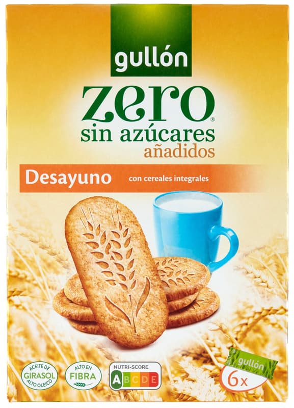 Gullon Multi-grain breakfast biscuits with no added sugar