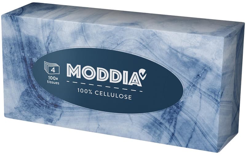 Moddia dobozos papírzsebkendő 4 rétegű