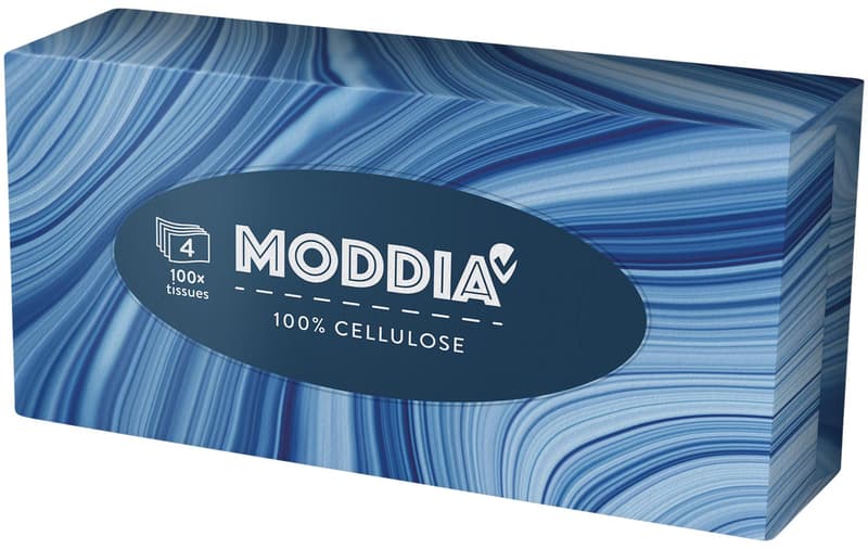 Moddia dobozos papírzsebkendő 4 rétegű