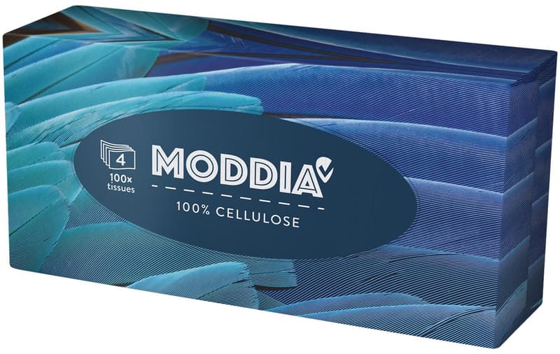 Moddia dobozos papírzsebkendő 4 rétegű