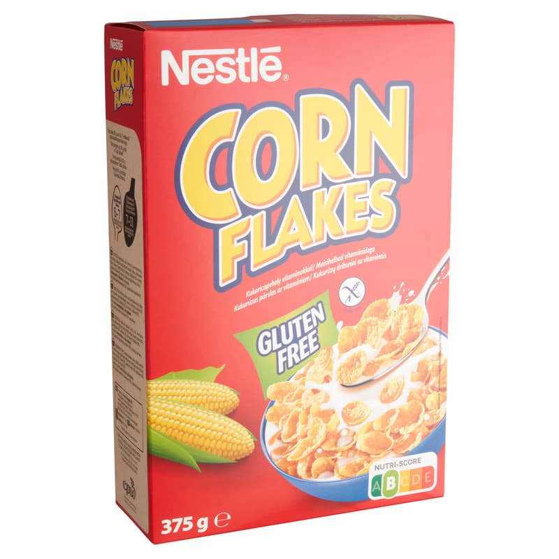 Nestlé Corn Flakes gluténmentes ropogós kukoricapehely vitaminokkal