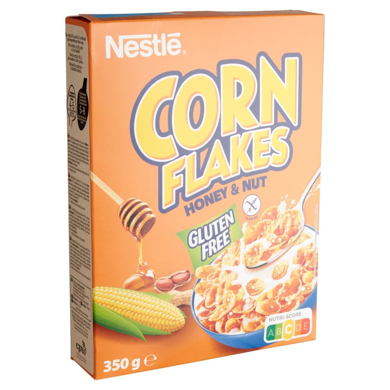Nestlé Gluten-Free Corn Flakes with Honey, Peanuts and Vitamins