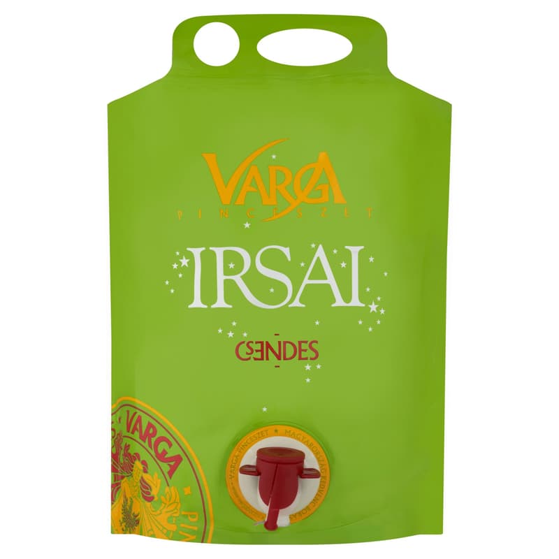 Varga Borzsák Csendes Irsai Olivér dry white wine