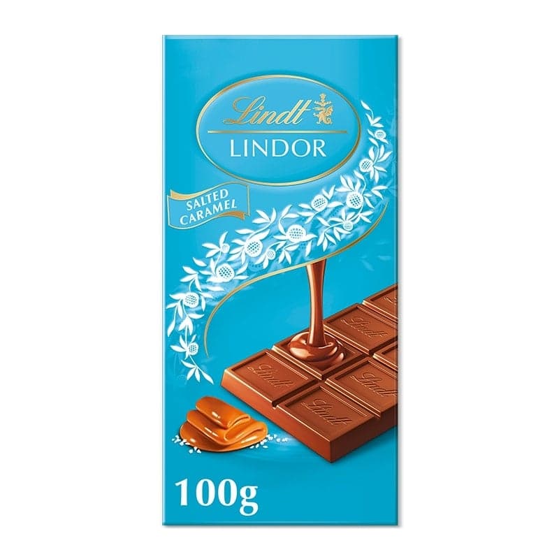 Lindt Lindor milk chocolate with salted caramel filling