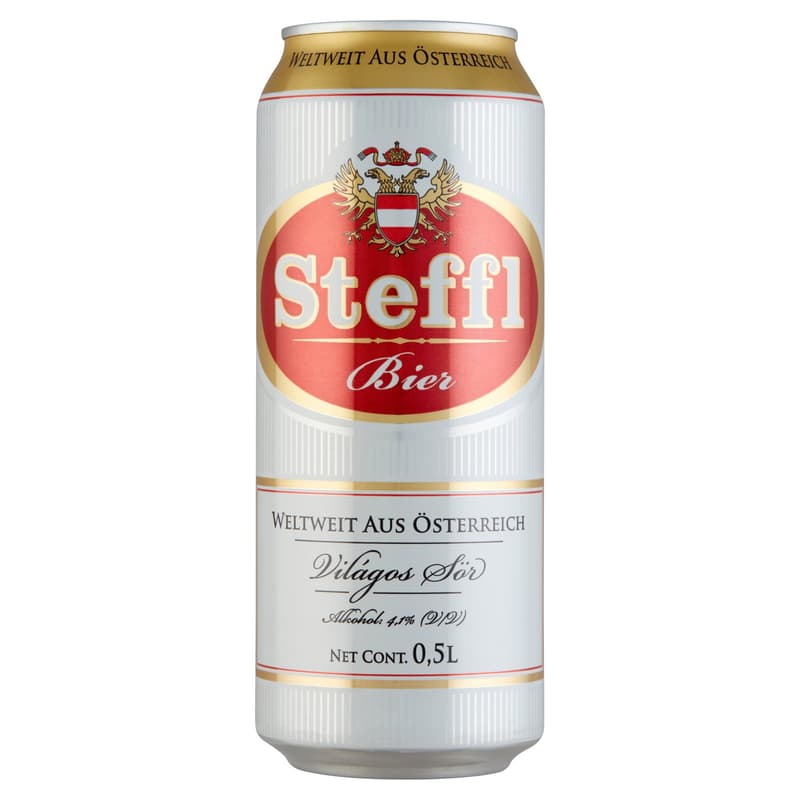 Steffl Lager Canned Beer 4,2%