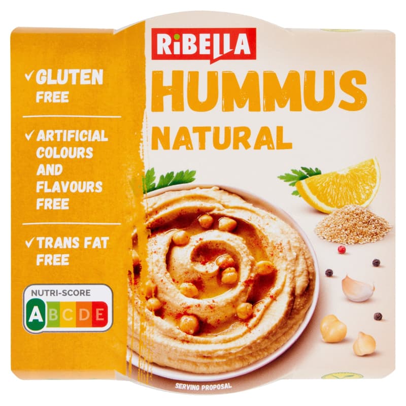 RiBella Hummus spread chickpea cream, natural