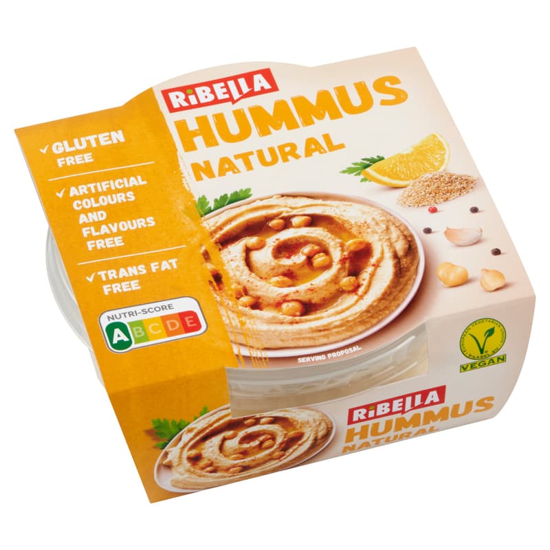 RiBella Hummus spread chickpea cream, natural