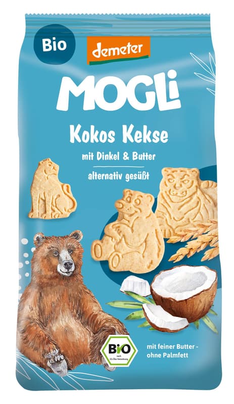 Mogli bio kókuszos vajas keksz tönköllyel