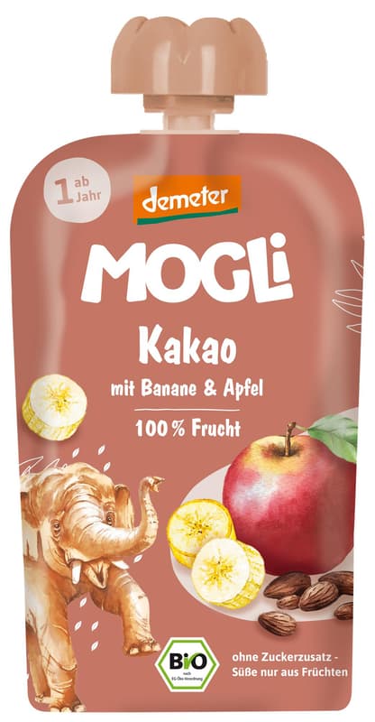 Mogli Bio Quetschi Cocoa Banana Apple
