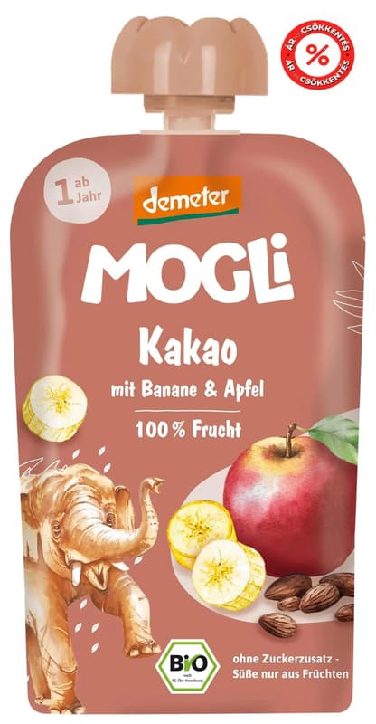 Mogli Bio Quetschi Cocoa Banana Apple