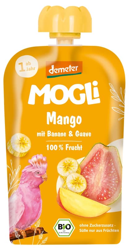 Mogli Bio Quetschi Mango Guave Banán