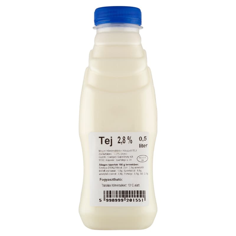 Cserpes milk 2,8%