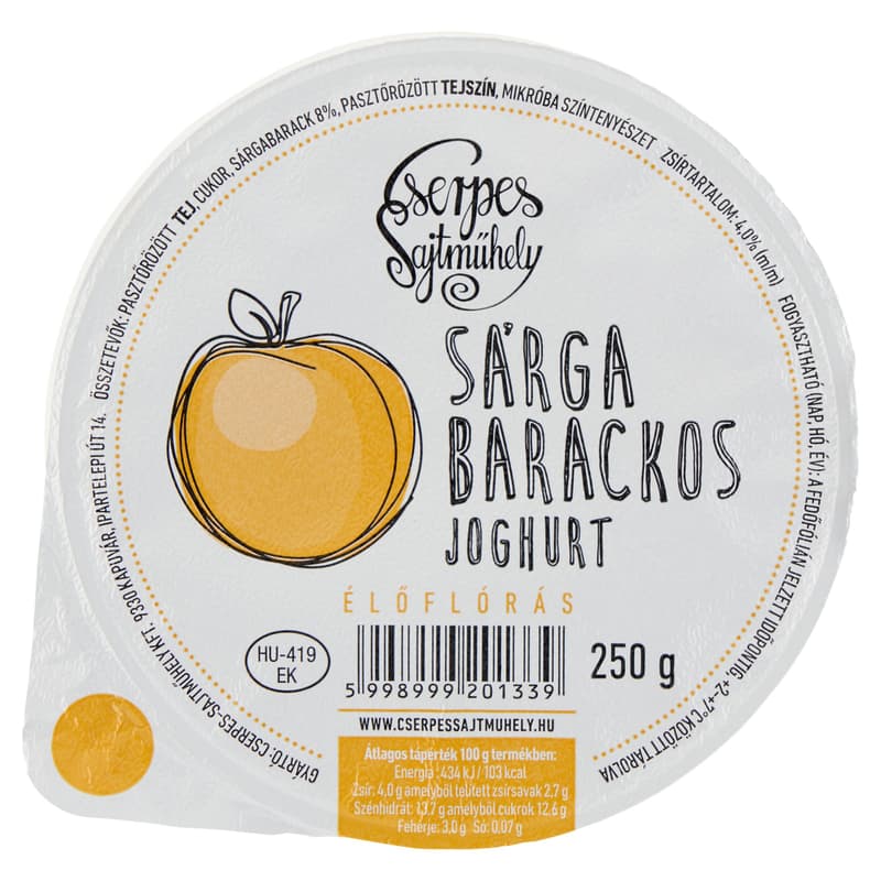 Cserpes yogurt apricot