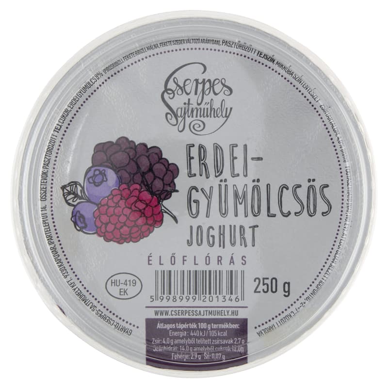 Cserpes yogurt wild berries