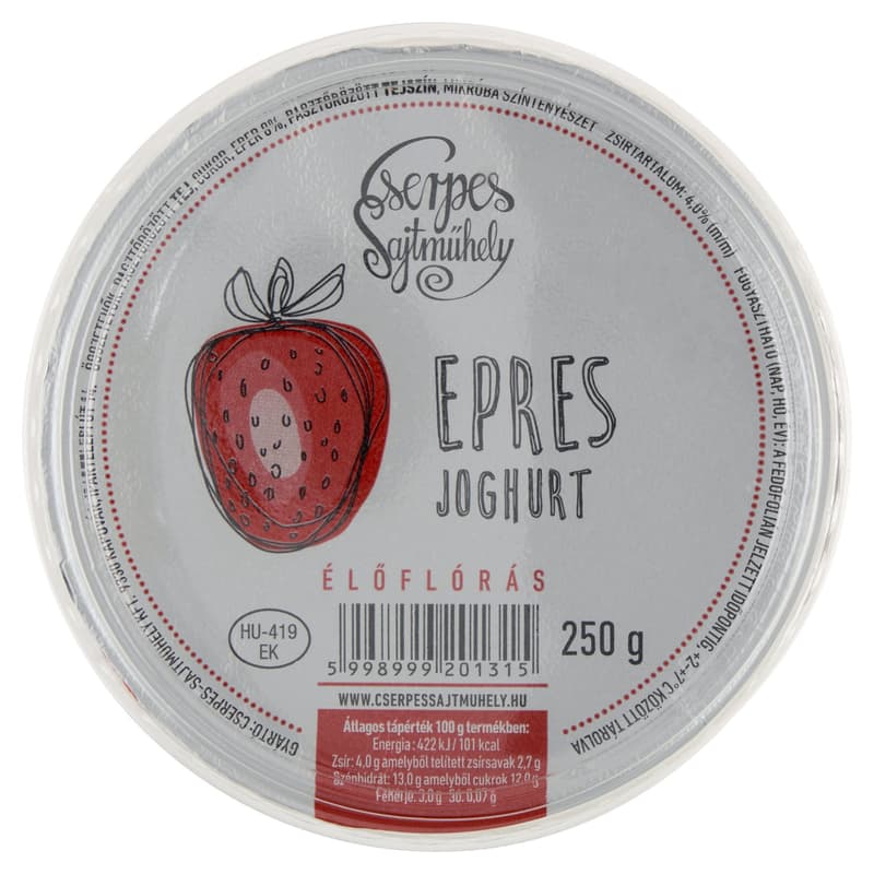 Cserpes yogurt strawberry