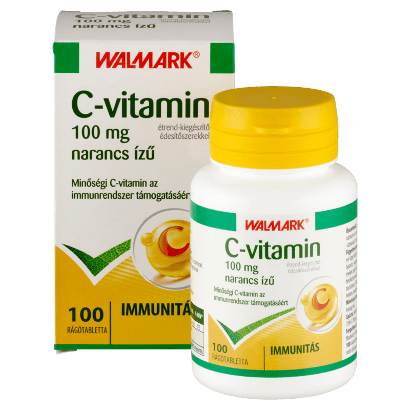 Walmark Vitamin C 100 mg orange flavoured chewable tablets 100x