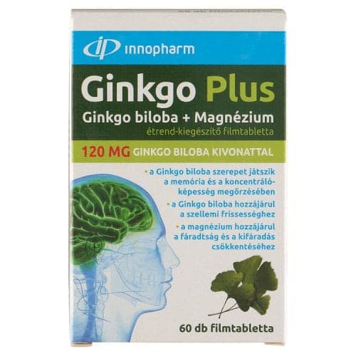 Innopharm Ginkgo Plus Ginkgo Biloba Mg 120mg film-coated tablets 60x