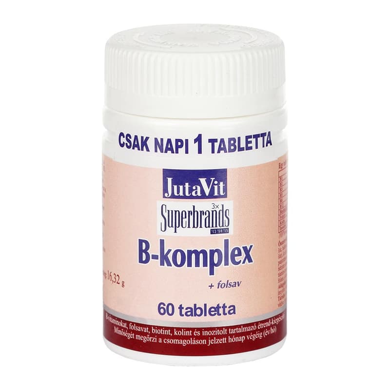 JutaVit B-complex+folic acid tablets 60x